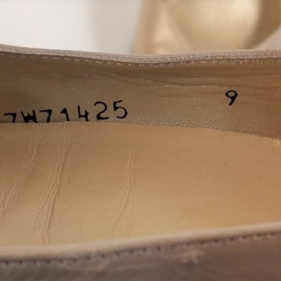 Stuart Weitzman Shimmery Gold Heels - Picture 7 of 7